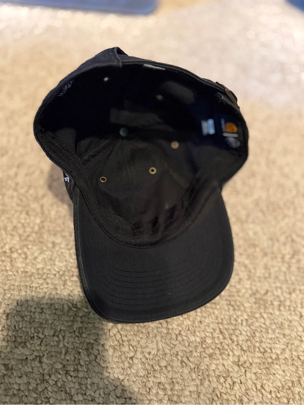 RARE: Men's Carhartt x '47 Black Buffalo Bills Team Clean-Up Adjustable Hat